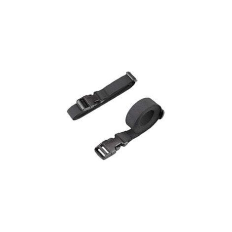 Sangle à Boucle 25 mm Sangle à Cliquet 4 Pièces Courroie Serrage Plastique Sangle d'Arrimage pour Emballage Valise Déménagement Bagage (Noir )  - Crezuo