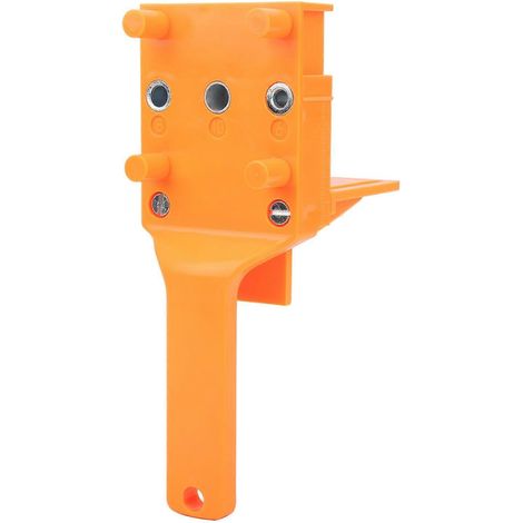 Lochstanzer für Holzbearbeitung, Heimwerkerarbeiten, Tischlerarbeiten, Bohr- und Dübelhilfe, Handwerkzeuge, Orange