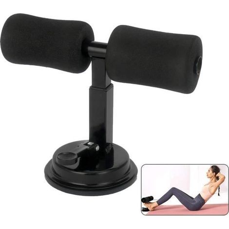 ZoneYan Barre Situp Auto-Aspirante, Dispositif Assistant de Redressement Assis, Barre de Redressement Portative, Portable Sit-Up Bar (1/4)