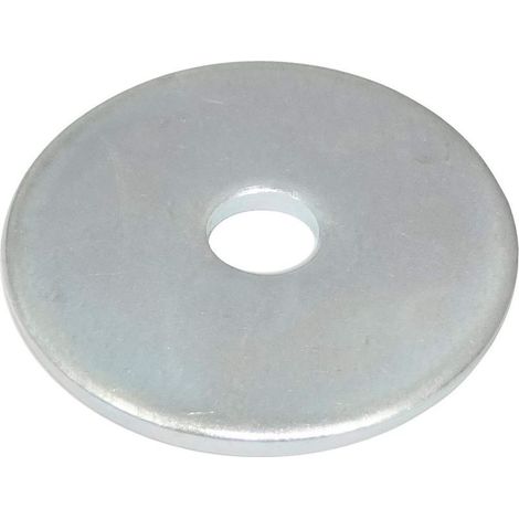 C44416 - Lot de 20 Rondelles plates larges M6x30 mm - épaisseur 2 mm - DIN9021 - en acier zingué - couleur argent - assemblage boulon vis écrou serrage étanchéité fixation (1/5)