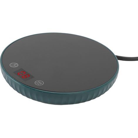 Tassenwärmer mit konstanter Temperatur von 55°C, Digitalanzeige und Touch-Tasten, für Edelstahlbecher, grün, europäischer Stecker. (1/5)