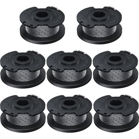 Ø1,6 mm-5m de Longueur Fil Coupe Bordure Compatible avec Bosch Convient pour Coupe-Bordures Sans fil EasyGrassCut,Contient 8 Pièces F016800569 Bobine Coupe Bordure (1/5)