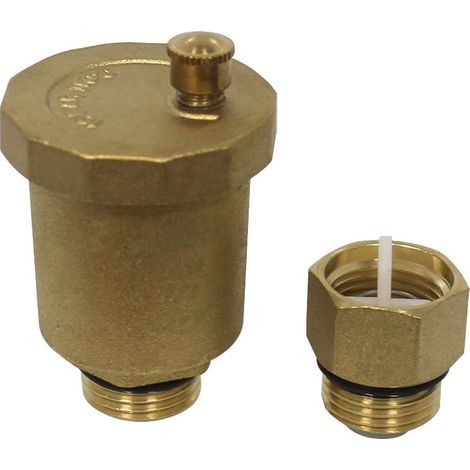 Purgeur automatique d’air + clapet d’isolement mâle 1/2" (15/21) - Arcanaute (1/4)