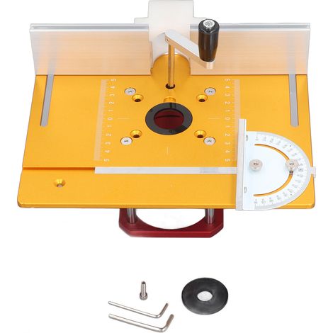 Kit di sollevamento per fresatrice, piastra di inserimento per tavola di base di sollevamento 0-54 mm per fresatrici da taglio da 64-65 mm. (1/5)