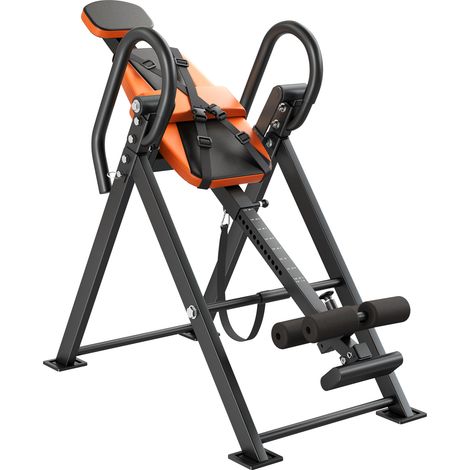 Mophorn Table d'inversion pliable et réglable, supportant jusqu'à 136 kg, pour soulager les tensions au niveau des épaules. pour exercices d'étirement à domicile avec sangle de limitation ajustable (1/5)
