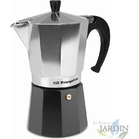 Cafetera Italiana Aluminio 12 Tazas, cafetera espresso, cocina gas, vitrocerámica