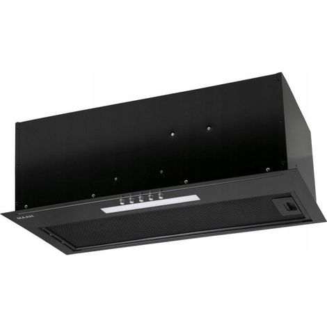 Maan Modelo Integrado extractor de cocina negro elegante