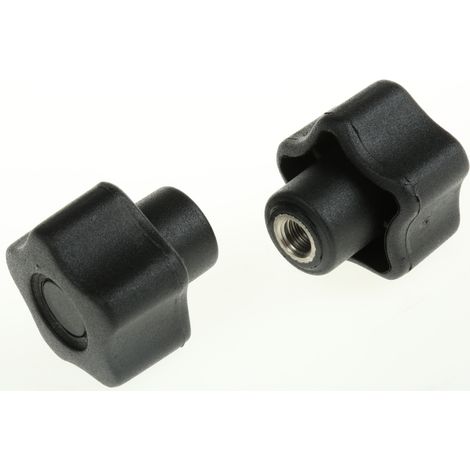 Bouton de serrage RS PRO M6 x 9mm ( Prix pour Paquet de 10 ) (1/2)