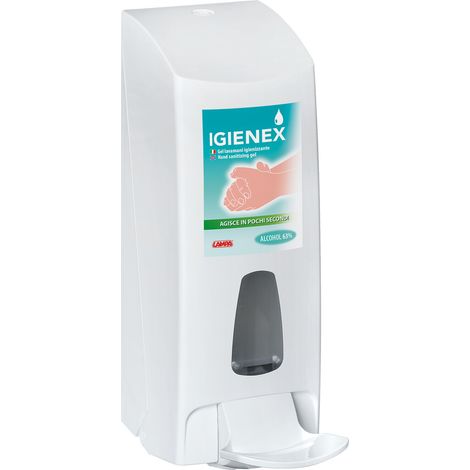 Igienex, dispenser manuale da appendere, per dosaggio gel mani (1/3)