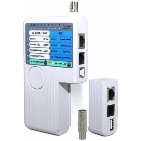Testeur de câbles réseau RJ11 RJ45 USB BNC pour câble suivi UTP STP LAN (1/5)