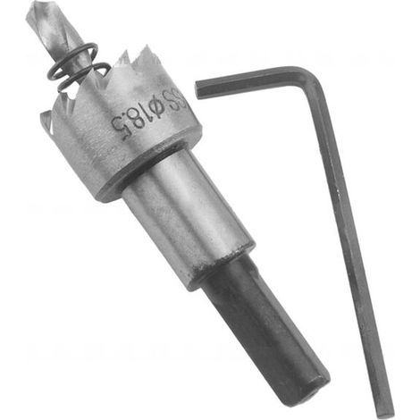 Jeu de Scies Cloches en Acier Rapide, Foret HSS, Forets de Coupe 18.5mm (1/4)