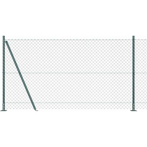 Maison Exclusive - Zaunpfosten Grün 25 x 1,2 m (60 x 60 mm Netz)