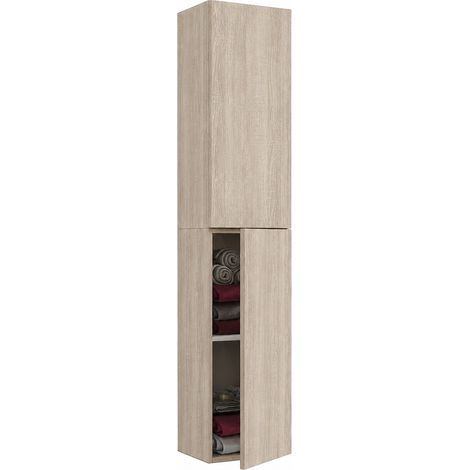 Mobili da bagno Armadio bagno alto Armadio da bagno Lendas 150x33x22 - VCM