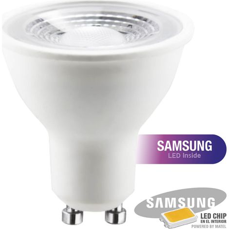 BOMBILLA LED GU10 MATEL CHIP SAMSUNG 38Âº 5W CÃLIDA (1/3)