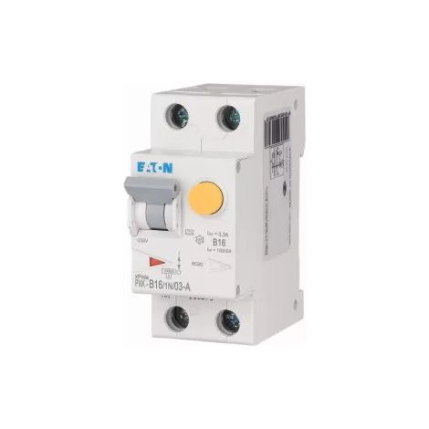Eaton FI-/LS-Schalterkombination, 16 A, 300 mA, Auslösecharakteristik LS-Schalter: B, 1p + N, Auslösecharakteristik FI-Schalter: A, 236956 (1/2)