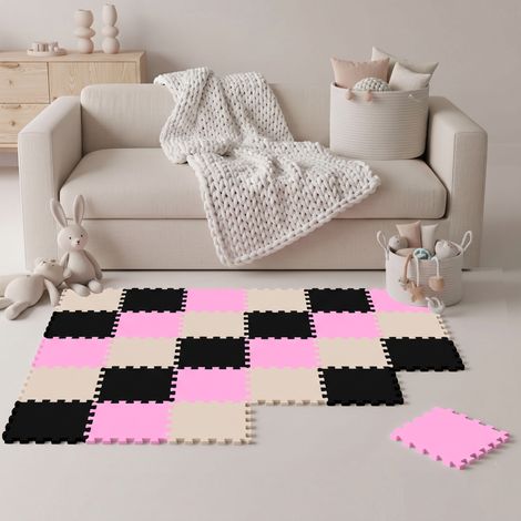 27 Pezzi Tappetino Puzzle per Bambini-30x30 Tappeto Neonato Tatami Gioco Bimbo