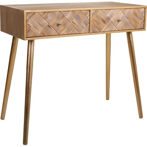 Recibidor de madera marrón 88x41x79