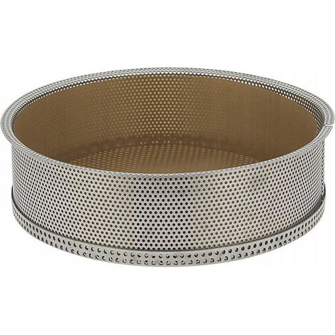 De Buyer Molde desmontable para tartas de acero inoxidable perforado 24 cm (1/3)