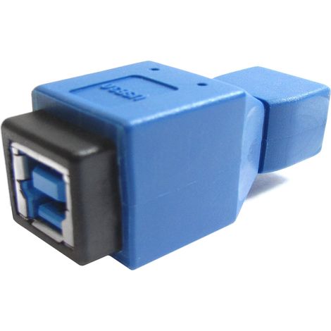 BeMatik - Adaptateur USB USB 3,0 à 2,0 (B à A MiniUSB Mâle Femme 5 broches) (1/2)