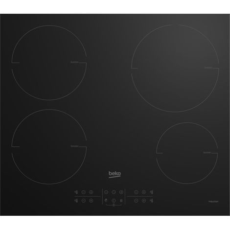 Beko HII 64200 MT: Piano a Induzione, 4 Zone, 60 cm. Colore del prodotto: Nero, Posizionamento dell'apparecchio: Da incasso, Dimensione della larghezza del piano cottura: 60 cm. Tipo d... - HII64200MT (1/5)