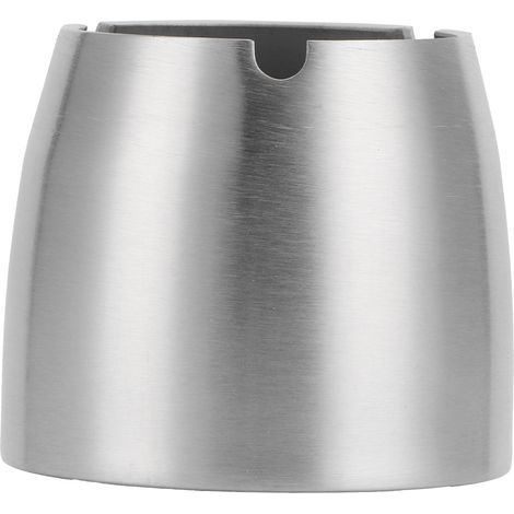 Cendrier en acier inoxydable anti-vent cône fumeur cendrier domestique accessoire cigarette (1/5)