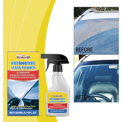 Autoglasreiniger, entfernt Schmutz und Wasser von Autoscheiben, hält die Scheiben klar und bietet Regenschutz für optimale Sicht – 200 ml -- DE (1/5)