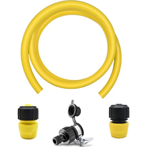 Kit d'accessoires vapeur Karcher pour la série Karcher SC - 1 jeu de tuyau d'arrivée d'eau de 2,5 m + 3 connecteurs