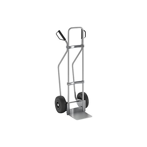 eurokraft pro  Carrello per sacchi con pattini  zincato  piano