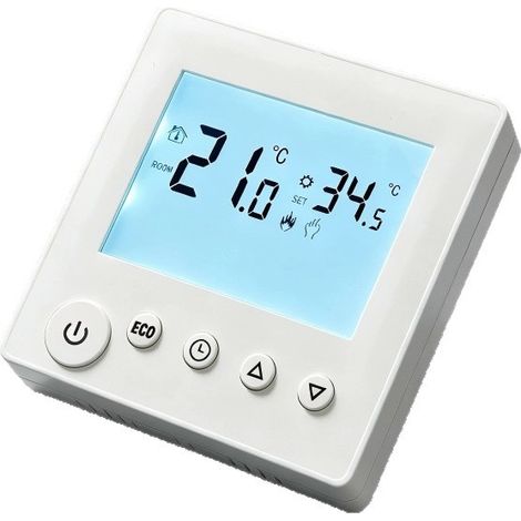 Thermostat Intelligent pour Chauffage au Sol Électrique K1H25A avec Écran LCD et Minuterie, Grande Puissance (1/5)