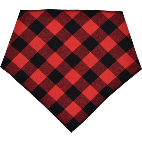 Bandana pour chien - Bandana rafraîchissant ajustable - Écharpe pour chien - Tissu triangulaire - Bavoir triangulaire - Bavoir pour animaux - Ajustable - Bandana à carreaux pour chien - Écharpe pour a (1/3)
