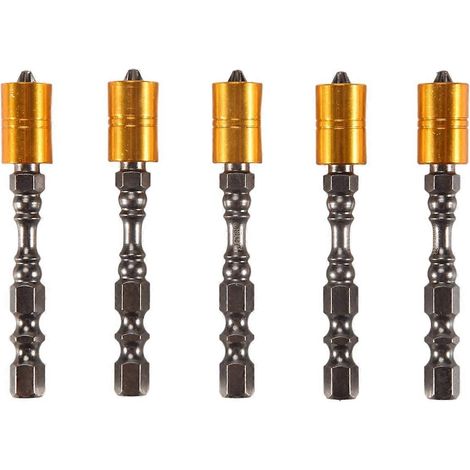 Jeu d'embouts de tournevis magnétiques puissants de 65 mm pour vis à plaques de plâtre (1/5)