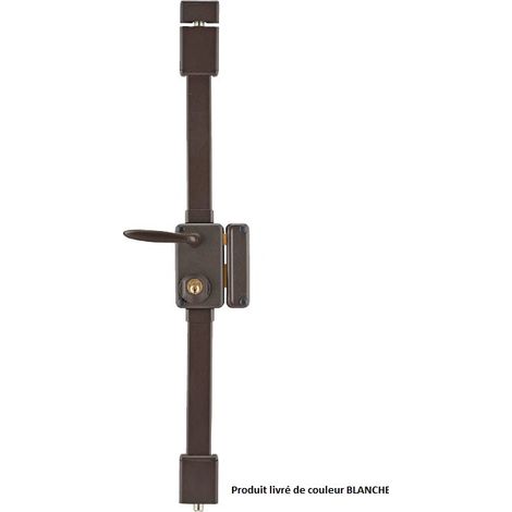 Serratura BELUGA CR Transit 2 con quadro maniglia, 75 x 130 mm, sinistra, bianca, 4 chiavi – THIRARD (1/2)