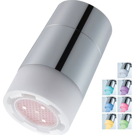 Aeratore a Led con fascio di luce Neoperl 7 Colours Led cromato (1/4)
