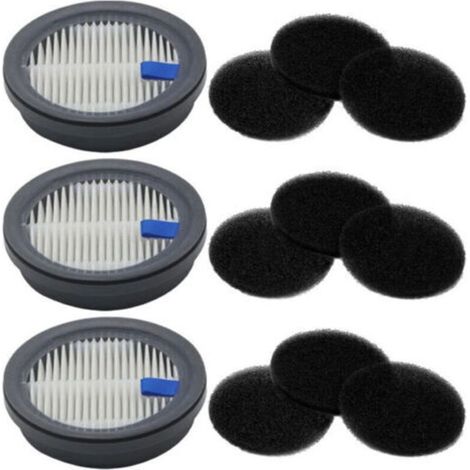Kit éponge de filtres pour aspirateurs sans fil Afoddon A200PRO/A200 ORFELD B08/C10A/C10G, 3 filtres HEPA, 9 filtres éponge (1/4)