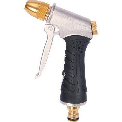 Garden Hose Nozzle Head Water Sprayer High Pressure Water Brass Nozzle (1/5)