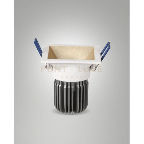 TOODLE FARETTO INCASSO QUADRATO  2700K 1220LM 11W DIMMERABILE ORO