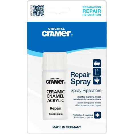 Vernice spray per sanitari e superfici smaltate 50 ml - Cramer