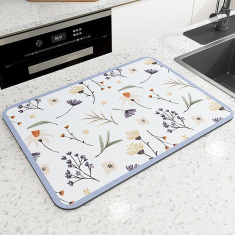 Kitchen Table Lighting Handmade Cushion - Wash Fire - Tray Pad Dishes(Purple,40x50cm) (1/2)