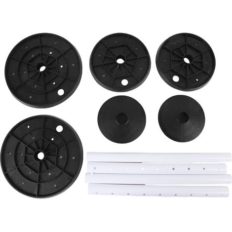 Jardinière à hauteur réglable, inserts de remplissage, élévateur de plantes avec trous de Drainage, Pot pour la décoration de la maison, noir