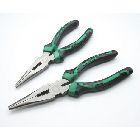 Pinza a becco lungo 8 pollici manico rivestito (1/5)