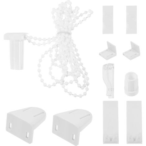 Kit de Réparation et Support Cylindrique pour Stores Enrouleurs Blanc en Pom Chaîne à Billes Facile à Installer Fenêtre à Domicile (1/5)