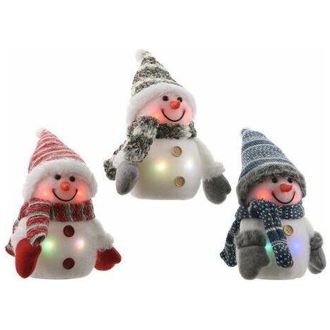 Kaemingk Pupazzo Di Neve Led 3 Assortimenti - Idee Regalo