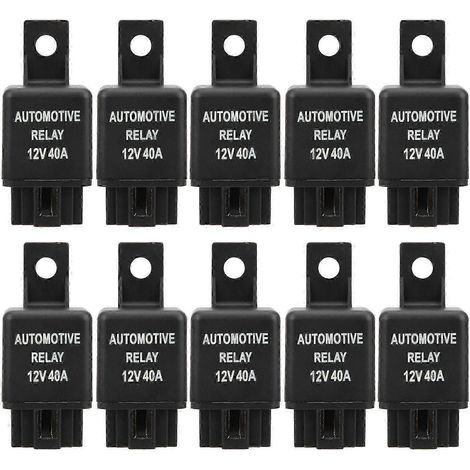 12V 40A Kfz-Klimaanlagen-Kondensatorrelais – 10er-Pack mit 5-poligem Stecker (1/5)