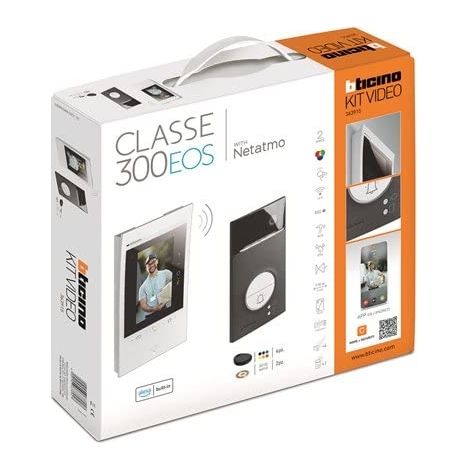 KIT INTERPHONE VIDÉO SURFACE 2 FILS BTICINO LINEA 3000 AVEC MONITEUR C300EOS 363915 LEGRAND