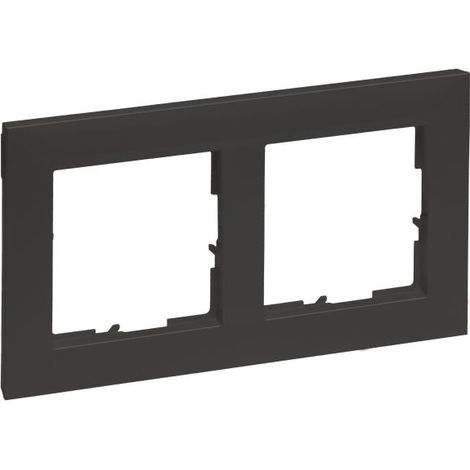 Plaque de finition Legrand seano thermoplast mat anthracite