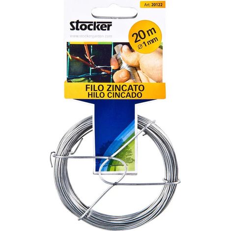 fil zincé stocker 1.4 mm 20 m galvanisé antirouille