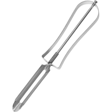 Multifunktionaler, drehbarer Sparschäler aus Edelstahl (1 Stück), ideal zum Schälen von Kartoffeln und Karotten, Obst und Gemüse. Ein praktisches und vielseitiges Küchenutensil.