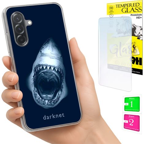 Funda para Samsung Galaxy A36 / A56 con cubierta para foto, tapa trasera y cristal 9H. (1/5)