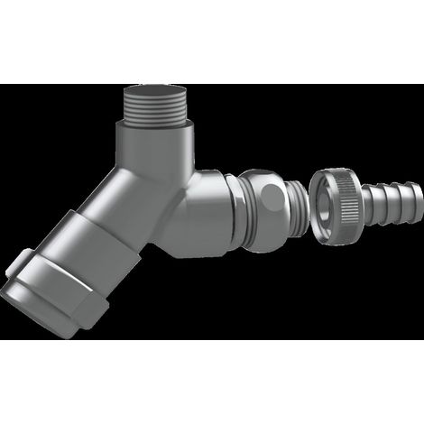KWC Robinet d'alimentation d'appareil, SIRIUS, saillie, RV, RB, raccord pour flexible (1/2)