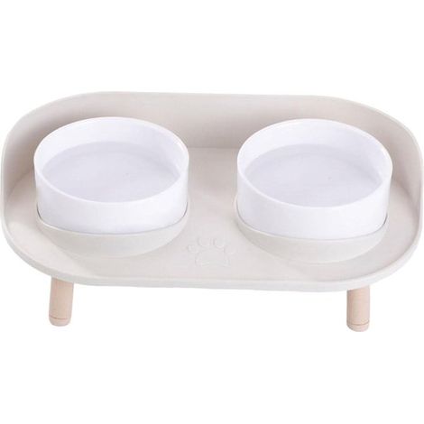Booster Bowl – mit rutschfestem Ständer – Doppelnapf-Set – Geeignet für kleine bis mittelgroße Hunde – Ausführung A (1/5)